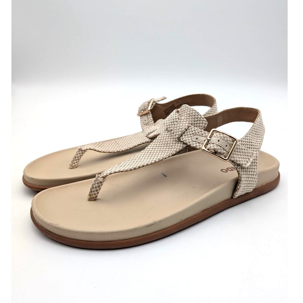 Blondo Niomi Slide Sandal Adjustable Ankle Strap Women's Sand Size US11M EU42
